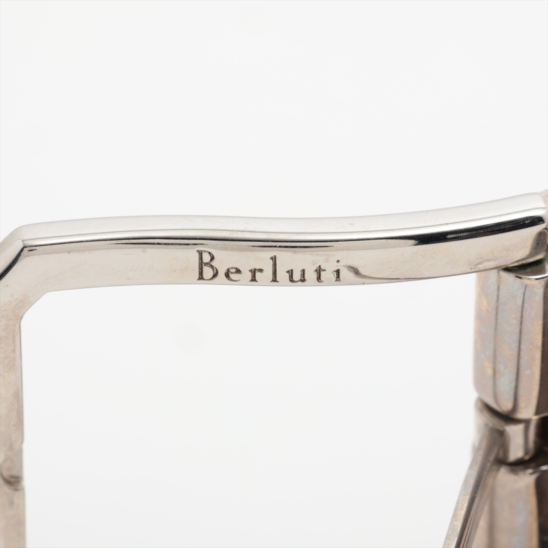 Berluti(ベルルッティ)の美品 ベルルッティ カリグラフィ レザー ベルト 本革 ブラウン 茶色 ビジネス 通勤 スーツ アクセサリー メンズ 紳士 EEM AA21-4 メンズのファッション小物(ベルト)の商品写真