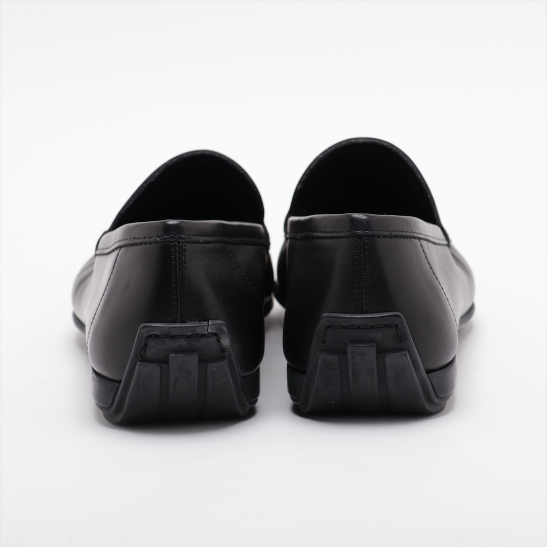 Salvatore Ferragamo(サルヴァトーレフェラガモ)のサルヴァトーレフェラガモ ダブル ガンチーニ レザー ローファー 革靴 ビジネス シューズ 7EE 25cm 相当 靴 黒 メンズ EEM AA21-7 メンズの靴/シューズ(ドレス/ビジネス)の商品写真