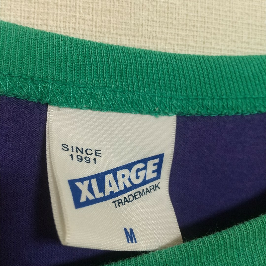 XLARGE(エクストララージ)の【レア】XLARGE エクストララージ 七分袖 Tシャツ M メンズのトップス(Tシャツ/カットソー(七分/長袖))の商品写真