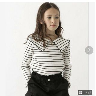 グローバルワーク(GLOBAL WORK)の《今季新品★人気完売》グローバルワーク ヘビロッTEE/セーラーカラー140cm(Tシャツ/カットソー)