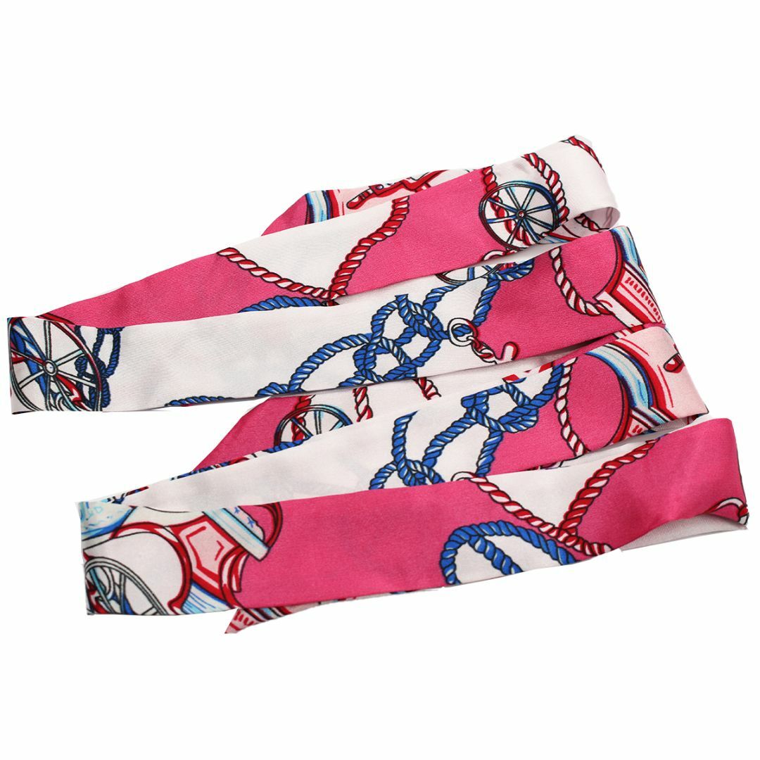 送料無料S5 スカーフ バッグ用スカーフ 細スカーフ ハンドルスカーフ 2枚組 レディースのファッション小物(バンダナ/スカーフ)の商品写真