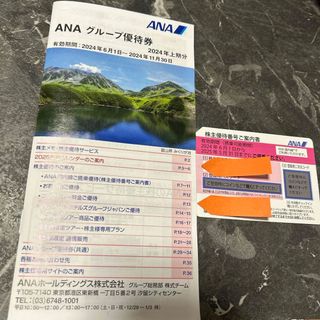 ANA グループ優待券　株主優待番号ご案内書　1枚