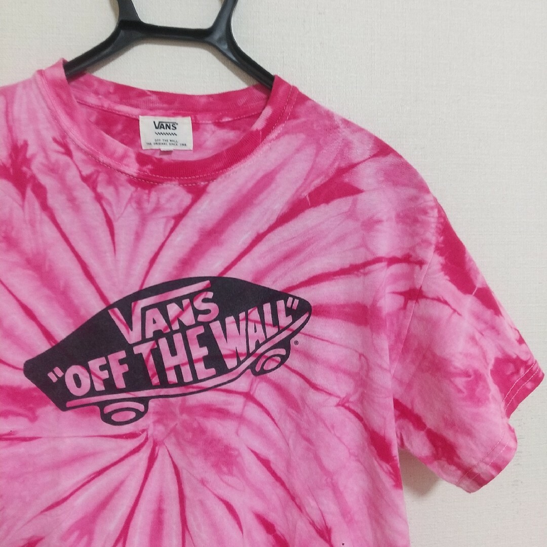 VANS OFF THE WALL ピンク 半袖Tシャツ M メンズのトップス(Tシャツ/カットソー(半袖/袖なし))の商品写真