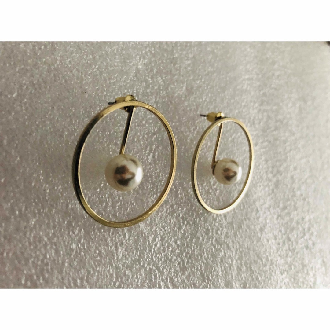 〜ゴールドピアス〜 レディースのアクセサリー(ピアス)の商品写真