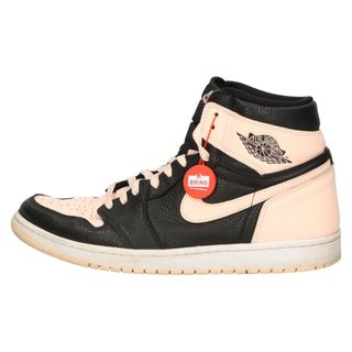 ナイキ(NIKE)のNIKE ナイキ AIR JORDAN 1 RETRO HIGH CRIMSON TINT エアジョーダン1 レトロ ハイカットスニーカー クリムゾンティント ブラック/ピンク US11/29.0cm 555088-081(スニーカー)