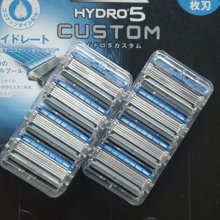 シック(Schick)の【替刃８個】シックハイドロ５カスタム Schick HYDRO5 CUSTOM(カミソリ)