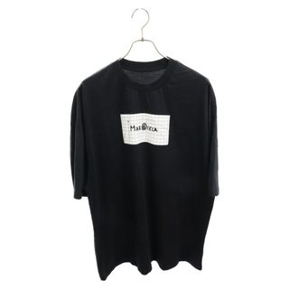 エムエムシックス(MM6)のMM6 Maison Margiela エムエムシックスメゾンマルジェラ フロントブランドロゴ 半袖Tシャツ ブラック S52GC0230 S24312(Tシャツ/カットソー(半袖/袖なし))