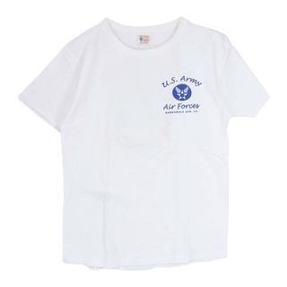 Buzz Rickson's バズリクソンズ USAF BARKSDALE AFB LA coral queen プリント Tシャツ ホワイト系 M【中古】