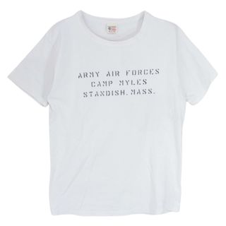 バズリクソンズ(Buzz Rickson's)のBuzz Rickson's バズリクソンズ USAF ステンシルプリント Tシャツ ホワイト系 M【中古】(シャツ)