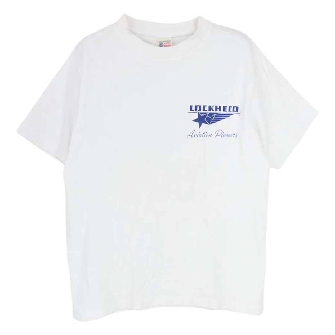 Buzz Rickson's(バズリクソンズ)のBuzz Rickson's バズリクソンズ LOCKHEED バックプリント クルーネック 半袖 Tシャツ ホワイト系 S【中古】 メンズのトップス(シャツ)の商品写真