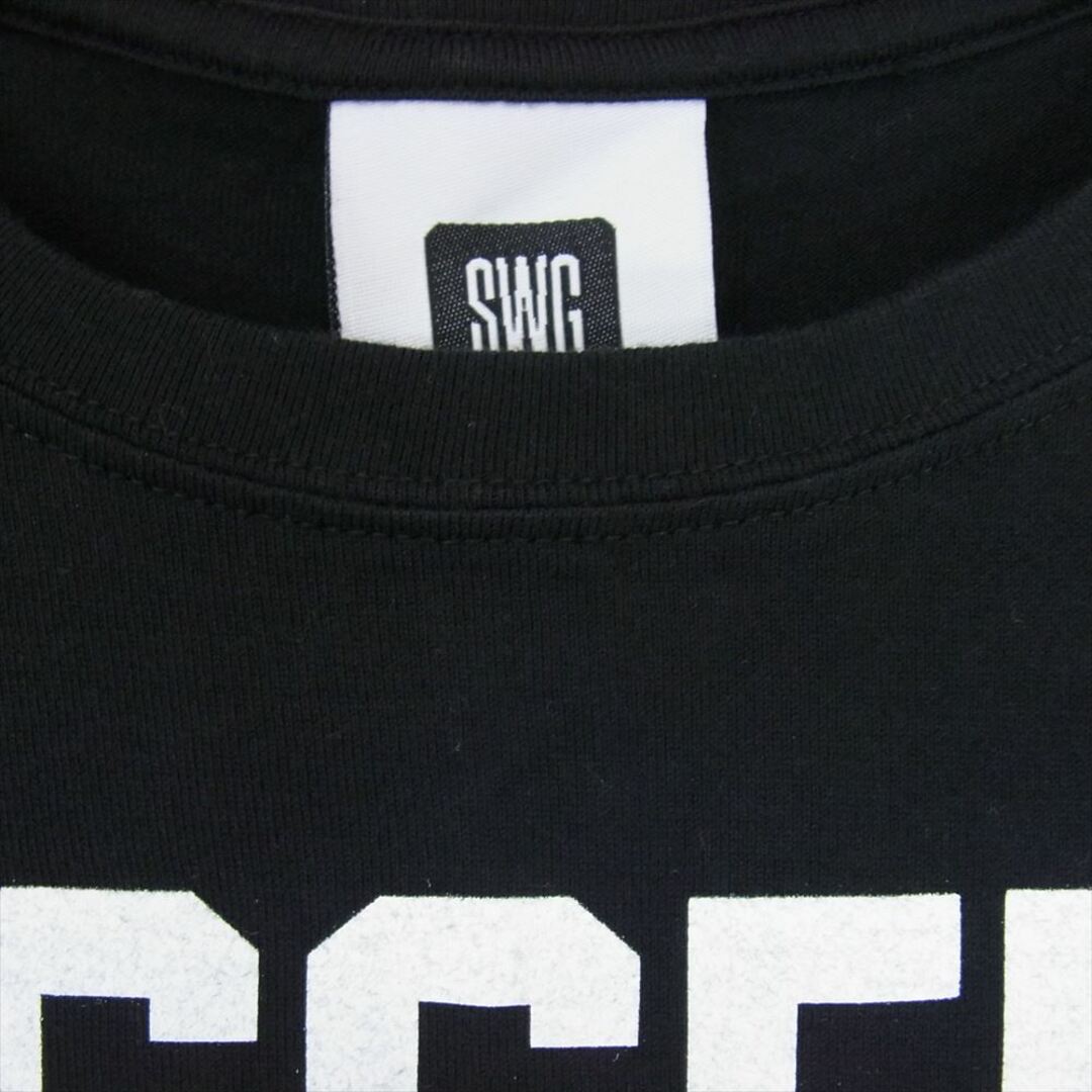 SWAGGER(スワッガー)のSWAGGER スワッガー Ｔシャツ SWGT-2991 NUMBERS TEE ナンバーズ プリント Tシャツ 半袖 ブラック系 L【中古】 メンズのトップス(シャツ)の商品写真