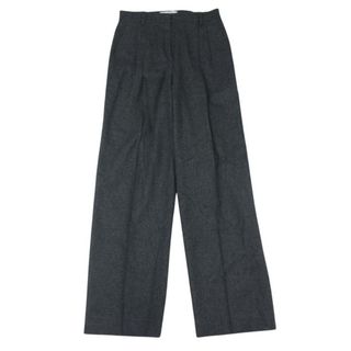 Max Mara - MAX MARA マックスマーラ 2タック ウール スラックス パンツ グレー系 34【中古】