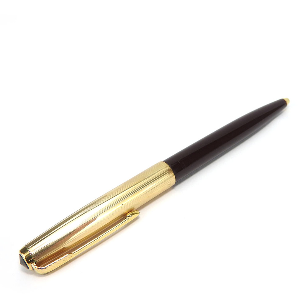 Parker(パーカー)の【中古】 パーカー ボールペン ブラウン ゴールド 1/10 12K GOLD FILLDE ノック式 レディース メンズ PARKER インテリア/住まい/日用品の文房具(その他)の商品写真