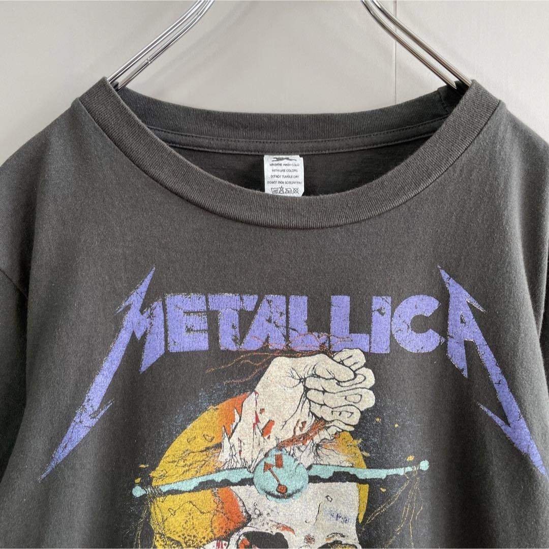 VINTAGE(ヴィンテージ)の【ツラ抜群◎】METALICAメタリカビックロゴ古着バンドTシャツ黒ストリート メンズのトップス(Tシャツ/カットソー(半袖/袖なし))の商品写真