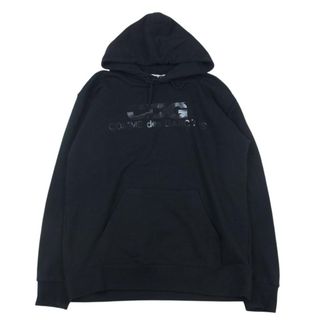 COMME des GARCONS - COMME des GARCONS コムデギャルソン SZ-T003 AD2019 CDG シーディージー ロゴ プルオーバー パーカー ブラック系 XL【中古】