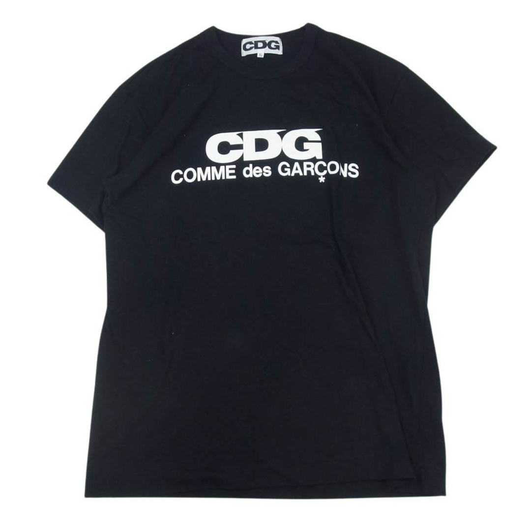 COMME des GARCONS(コムデギャルソン)のCOMME des GARCONS コムデギャルソン SZ-T005 AD2018 CDG シーディージー ロゴ プリント Tシャツ ブラック系 XL【中古】 メンズのトップス(シャツ)の商品写真