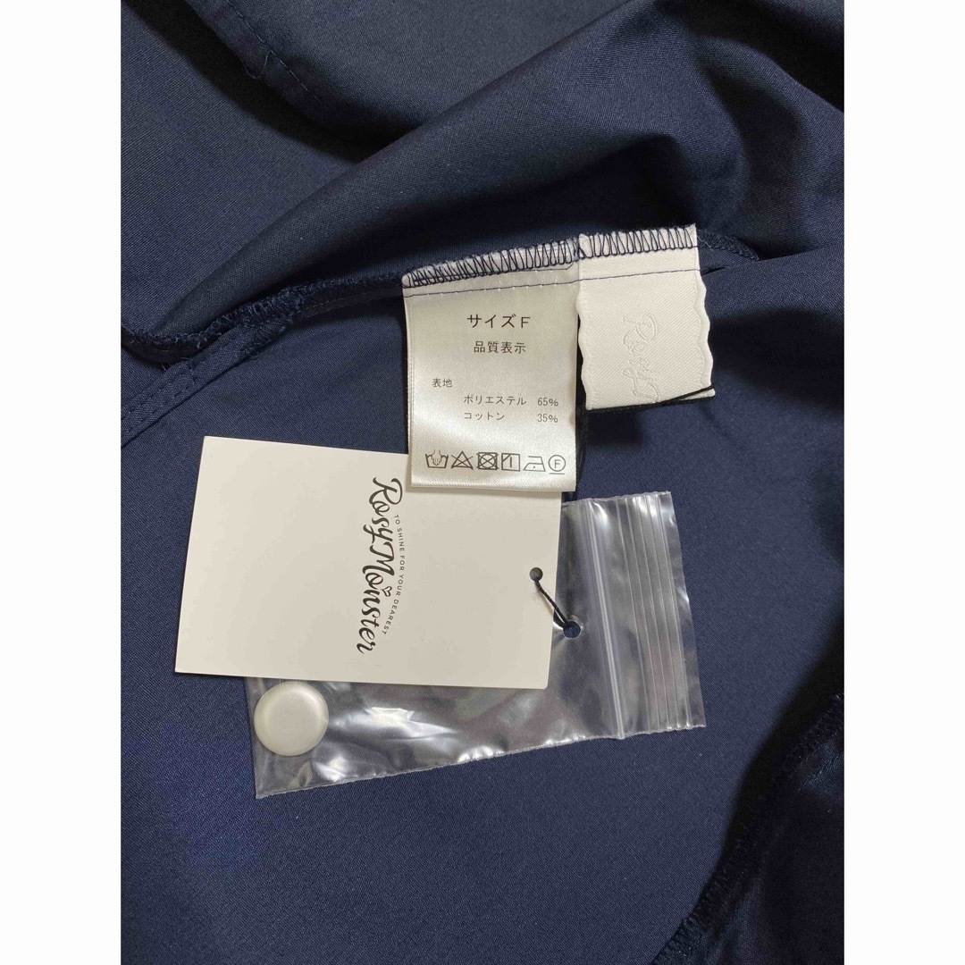 ロージーモンスター　カップケーキブラウス　ネイビー　紺　rosymonster レディースのトップス(シャツ/ブラウス(半袖/袖なし))の商品写真