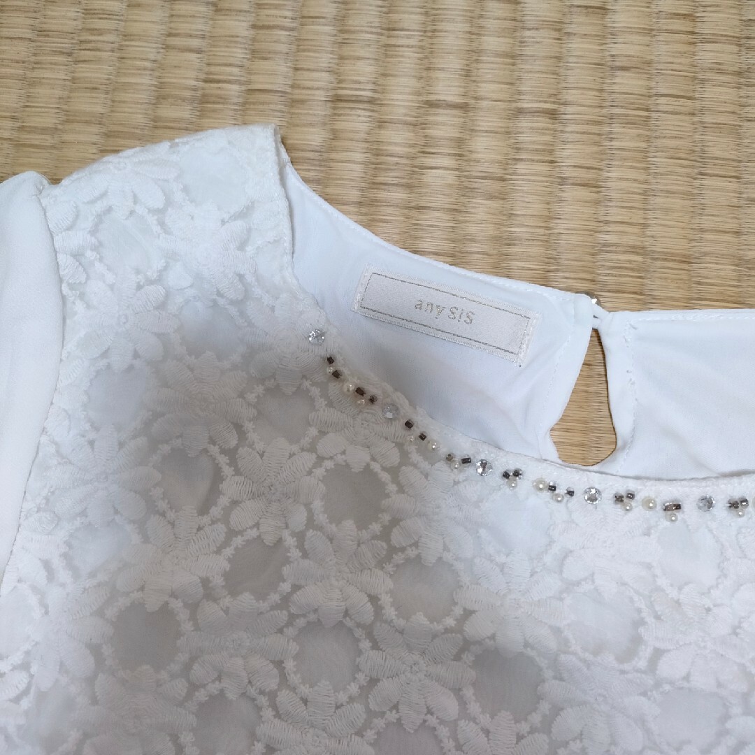 anySiS(エニィスィス)の白色のカットソー（長袖） レディースのトップス(シャツ/ブラウス(長袖/七分))の商品写真