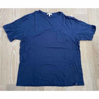 Peter Millar (ピーターミラー) ブルー Tシャツ L(Tシャツ/カットソー(半袖/袖なし))