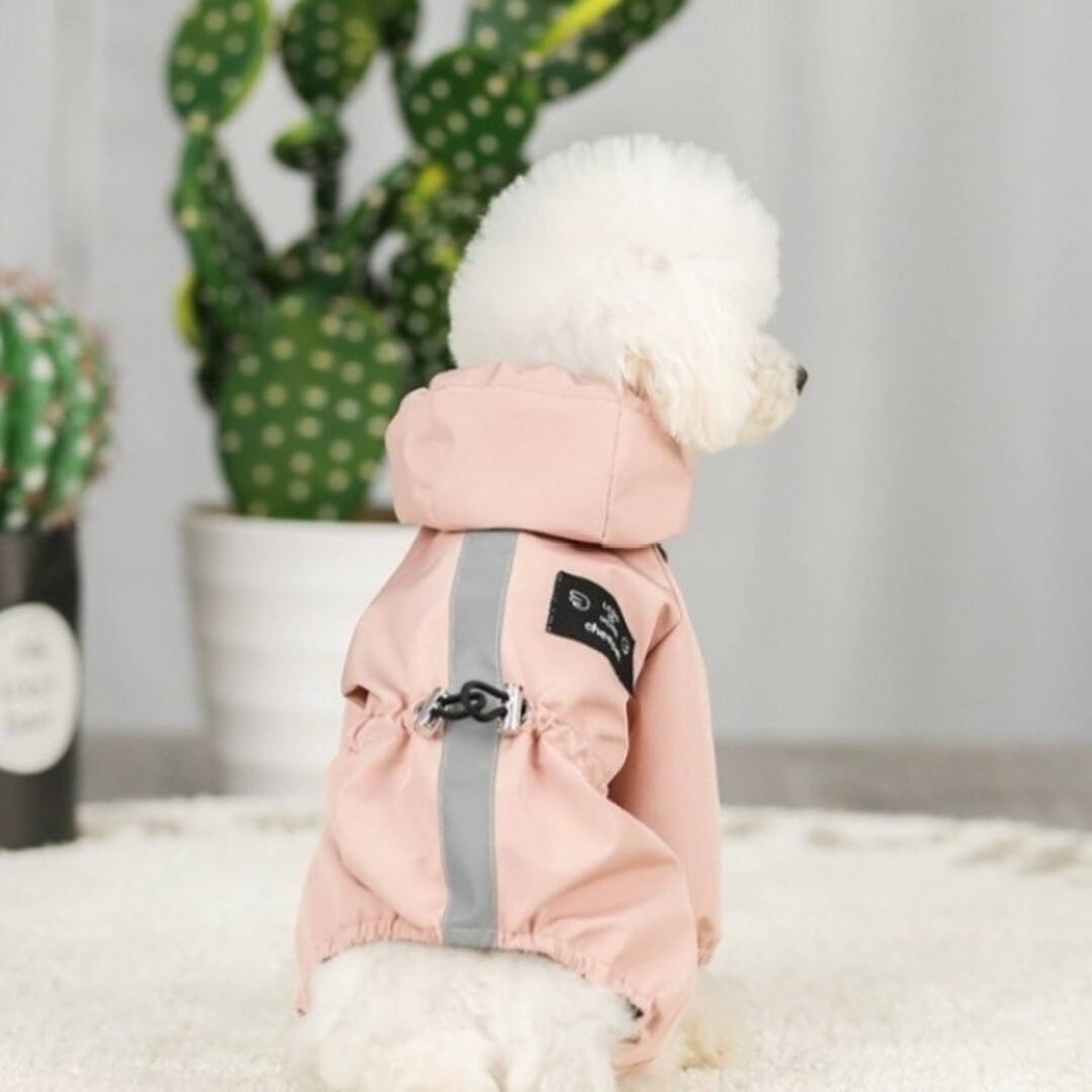 犬用 レインコート Sサイズ ポンチョ ペット 犬 雨具 夜間反射 防水 犬服 その他のペット用品(犬)の商品写真