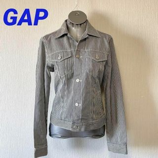 ギャップ(GAP)のGAP ストライプ デニム ヒッコリージャケット シャツ(シャツ/ブラウス(長袖/七分))