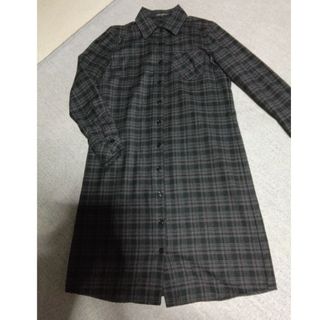 23区 - ロングシャツ　チェック柄