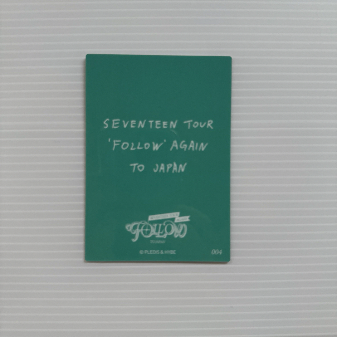 SEVENTEEN ジュン フォトカード FOLLOW AGAIN SEVENTEEN ジュン フォトカード FOLLOW AGAIN