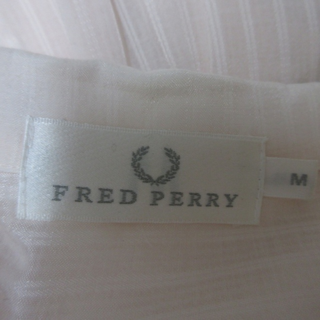 FRED PERRY(フレッドペリー)のフレッドペリー FRED PERRY 半袖シャツ ブラウス ピンク M レディースのトップス(シャツ/ブラウス(半袖/袖なし))の商品写真