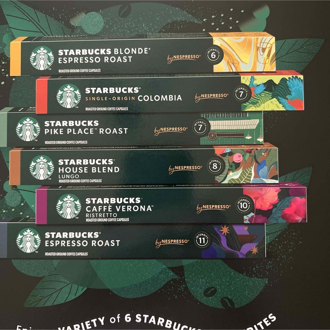 Starbucks(スターバックス)の【未開封】STARBUCKS ネスプレッソ スターバックス カプセル 60個 食品/飲料/酒の飲料(コーヒー)の商品写真