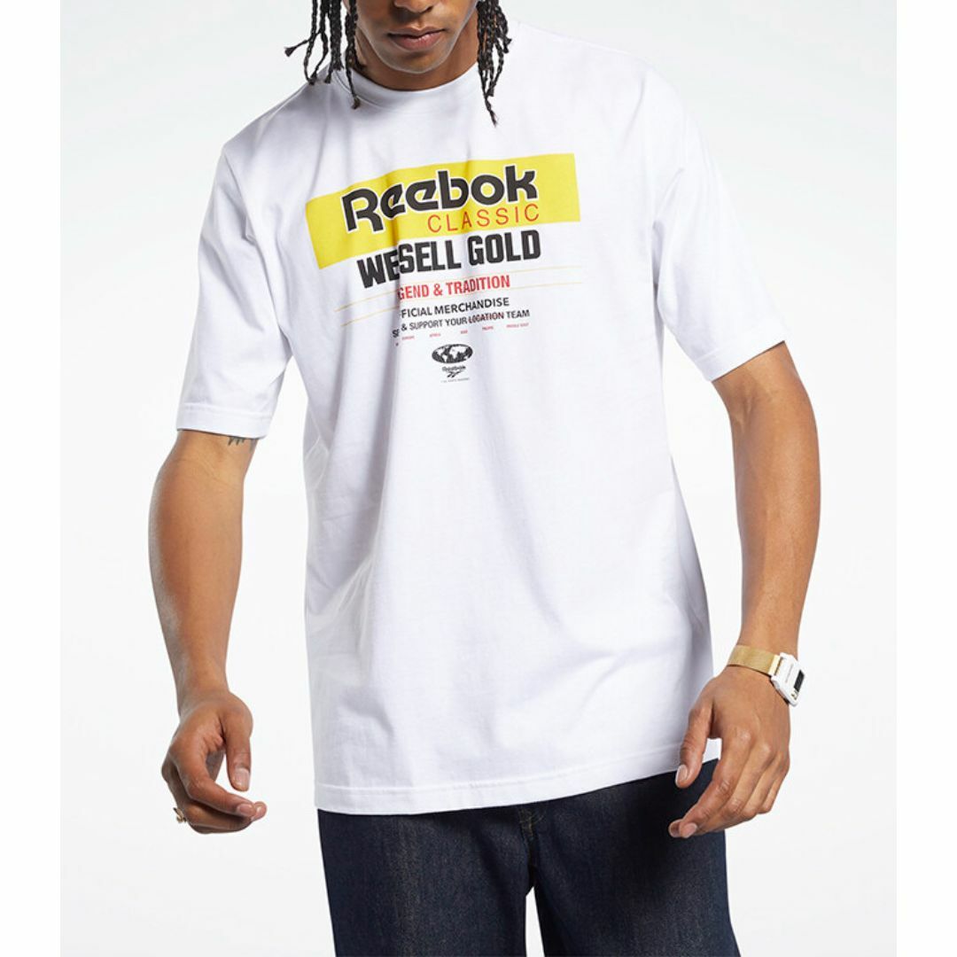 Reebok CLASSIC(リーボッククラシック)のReebok リーボック クラシック We Sell Gold Tシャツ/L メンズのトップス(Tシャツ/カットソー(半袖/袖なし))の商品写真