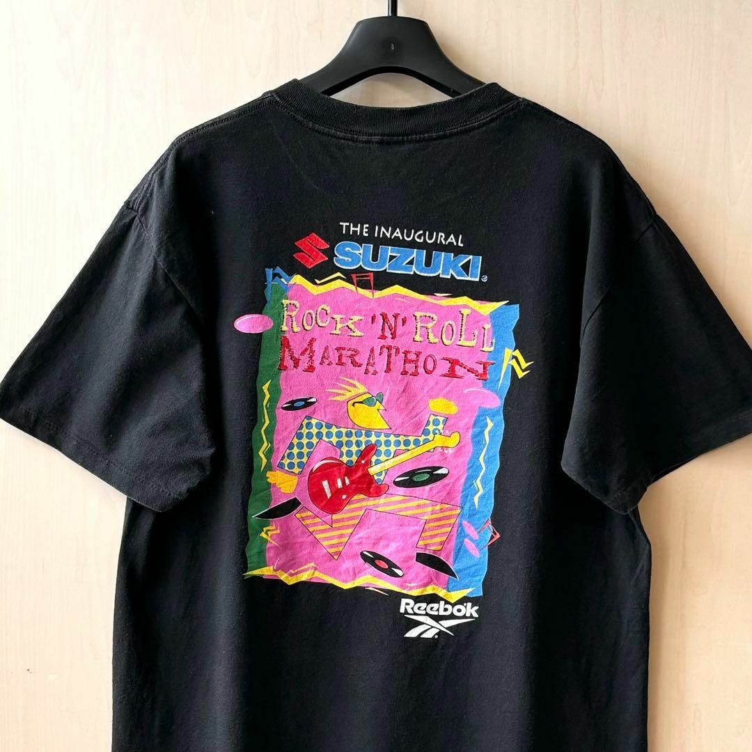 VINTAGE(ヴィンテージ)の90s古着　ヴィンテージ　オニータ　イベントTシャツ　ロックンロールマラソン メンズのトップス(Tシャツ/カットソー(半袖/袖なし))の商品写真