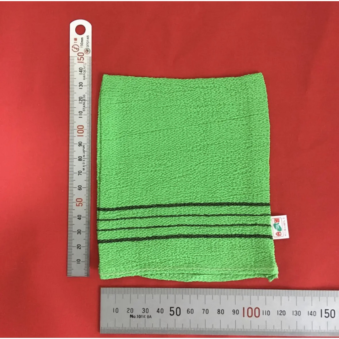 韓国式 垢すりタオル 袋タイプ 1枚（新品・未使用） レディースのレディース その他(その他)の商品写真