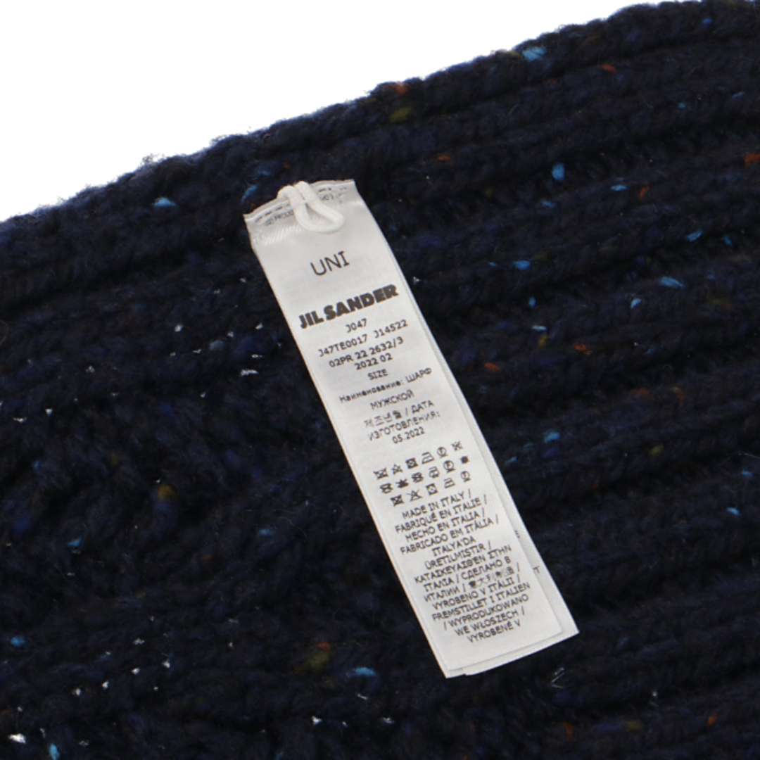 Jil Sander(ジルサンダー)のジルサンダー/JIL SANDER ストール メンズ SCARF - SOFT DONEGAL 1/3.8 マフラー DARK BLUE J47TE0017-J14522-406 _0410ff メンズのファッション小物(マフラー)の商品写真