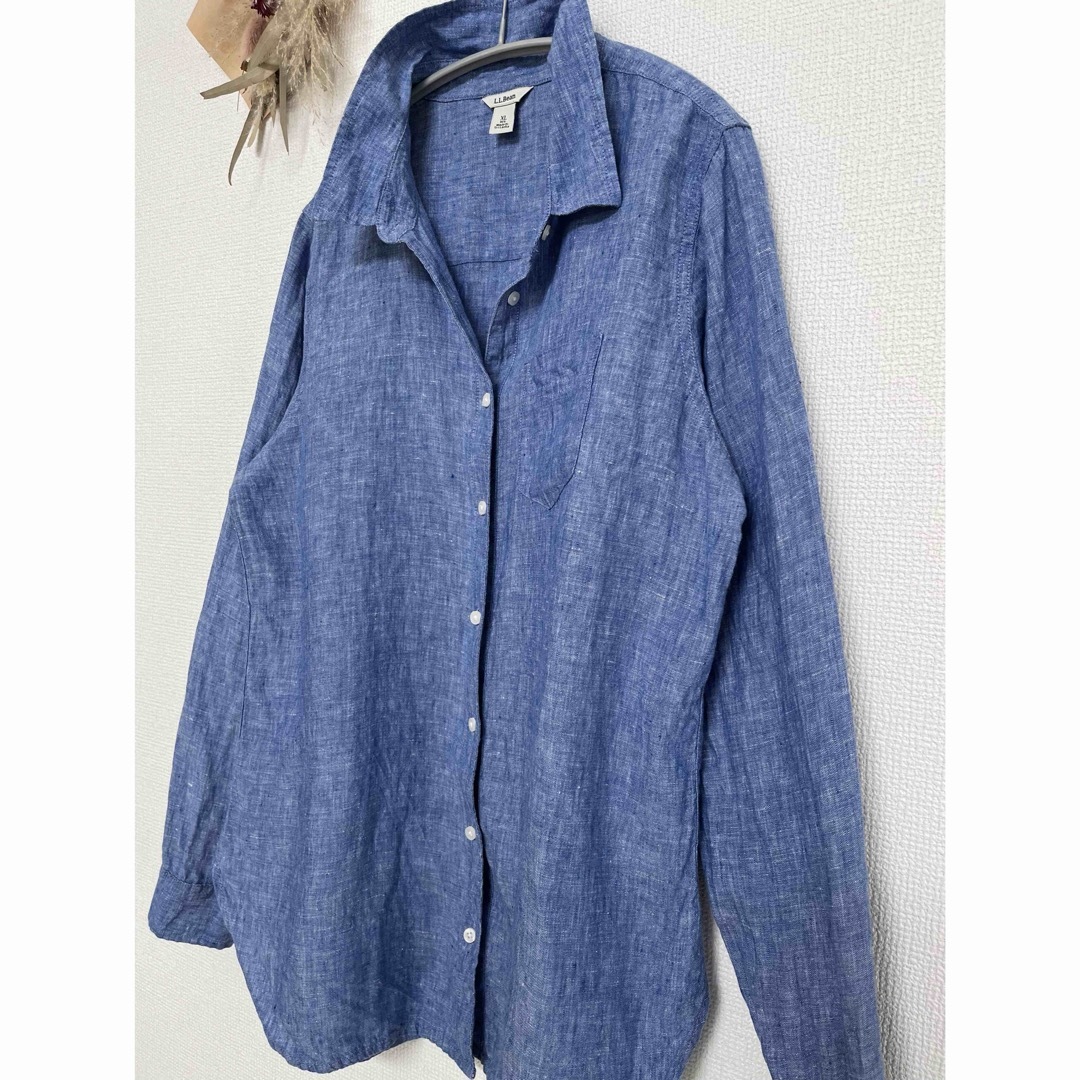 L.L.Bean - L.L.Bean リネンシャツ 長袖 ブルー XLの通販 by 即 L.L.Bean - L.L.Bean リネンシャツ 長袖 ブルー XLの通販 by 即