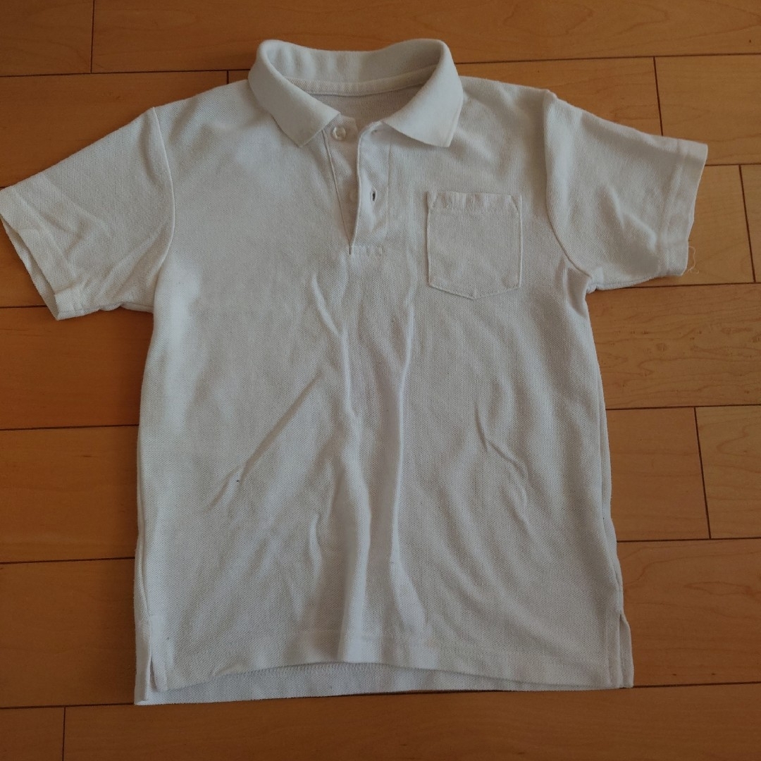 小学生ポロシャツ　白　長袖･半袖セット キッズ/ベビー/マタニティのキッズ服男の子用(90cm~)(Tシャツ/カットソー)の商品写真