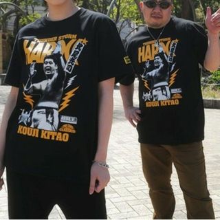 ハードコアチョコレート(HARDCORE CHOCOLATE)の【未使用】ハードコアチョコレート 北尾光司 サンダーストーム Tシャツ XL(Tシャツ/カットソー(半袖/袖なし))