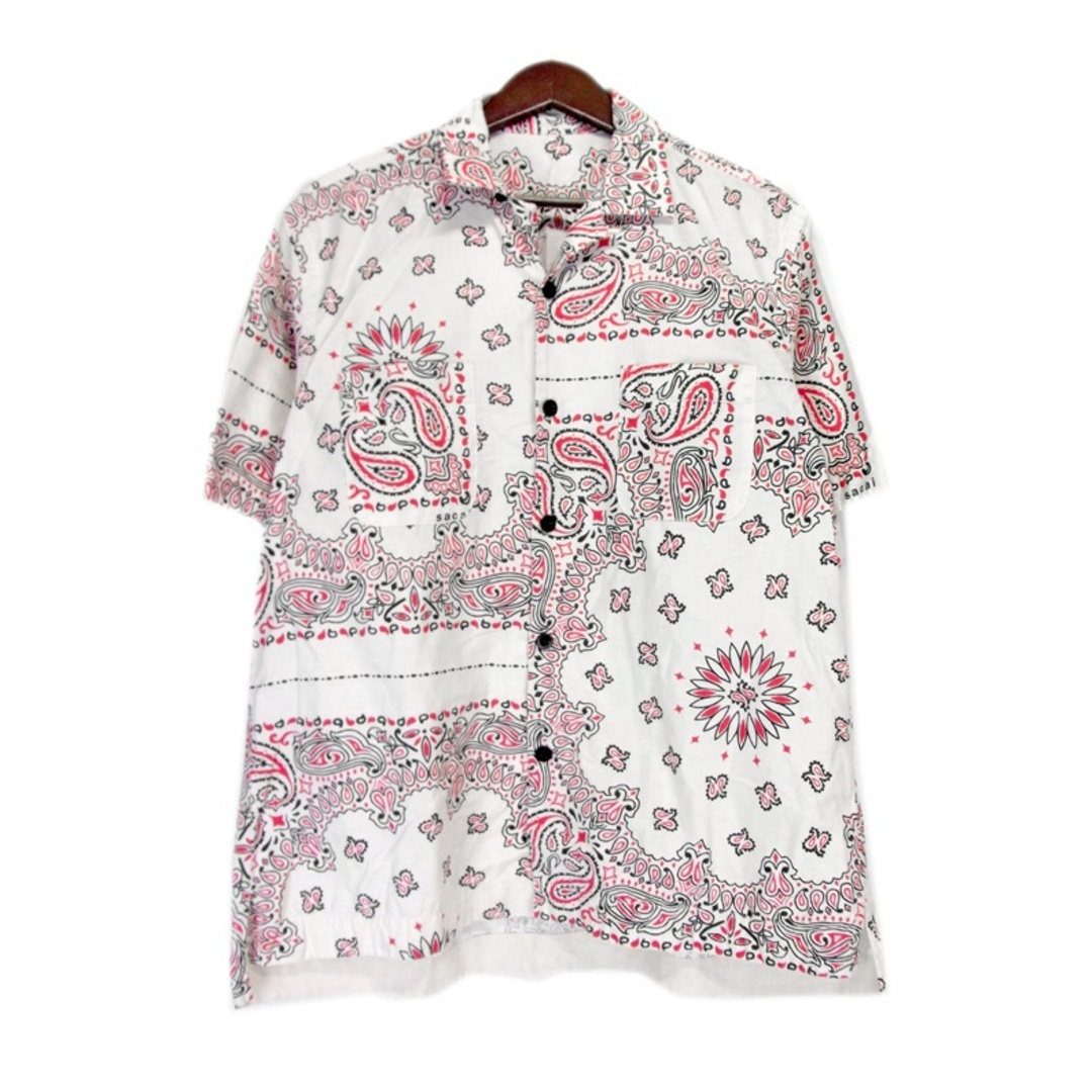 sacai(サカイ)のサカイ sacai ■ 22SS 【 Bandana Print Shirt 22 02689M 】 バンダナ 総柄 プリント 半袖 シャツ　w19018 メンズのトップス(シャツ)の商品写真