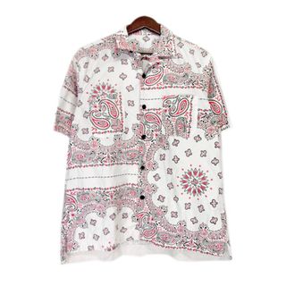 サカイ(sacai)のサカイ sacai ■ 22SS 【 Bandana Print Shirt 22 02689M 】 バンダナ 総柄 プリント 半袖 シャツ　w19018(シャツ)