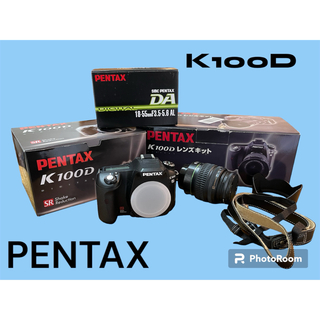 ペンタックス(PENTAX)の(美品)PENTAX K100D レンズキット(デジタル一眼)