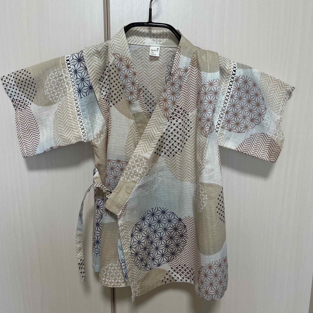 apres les cours(アプレレクール)のアプレレクール　甚平　110cm  キッズ/ベビー/マタニティのキッズ服男の子用(90cm~)(甚平/浴衣)の商品写真