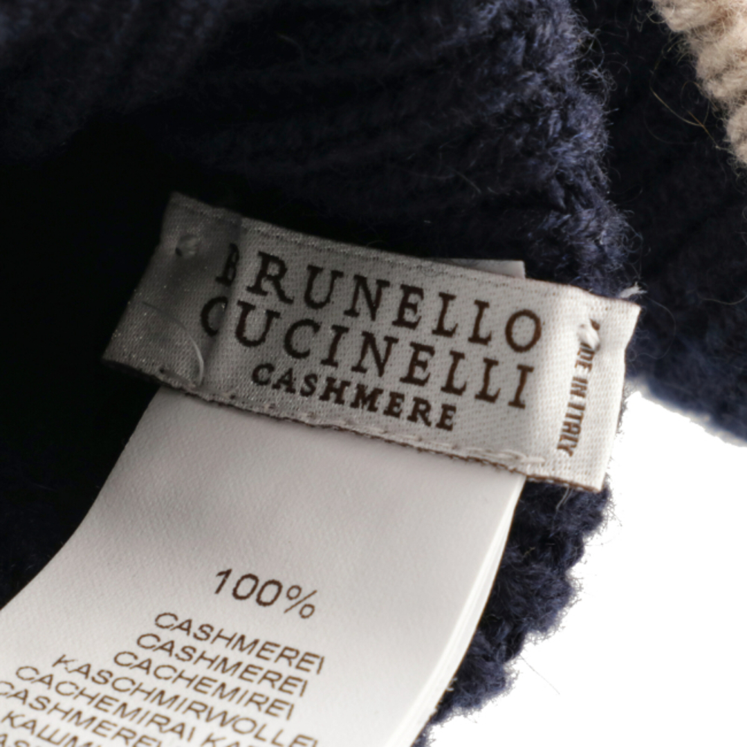 BRUNELLO CUCINELLI(ブルネロクチネリ)のブルネロ クチネリ/BRUNELLO CUCINELLI 手袋 メンズ グローブ NAVY M2293118-0002-CU715 _0410ff メンズのファッション小物(手袋)の商品写真