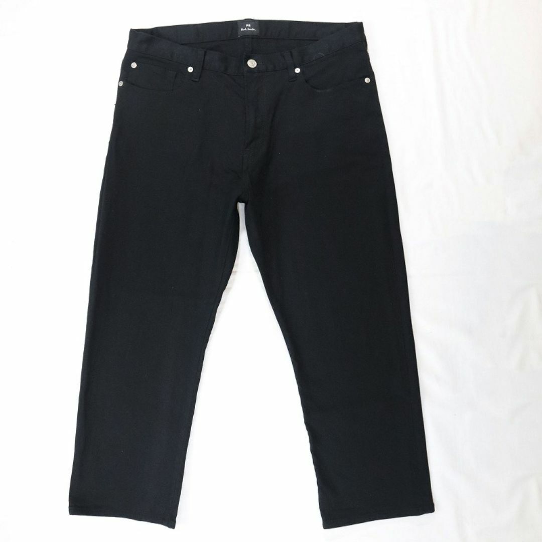 Paul Smith(ポールスミス)のポールスミス ブラックストレートジーンズ アンクル丈デニム XLサイズ メンズのパンツ(デニム/ジーンズ)の商品写真
