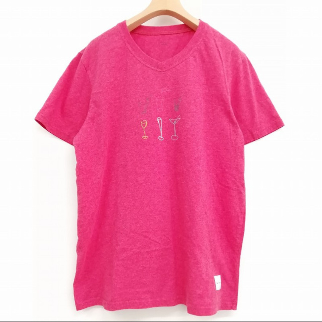 Paul Smith(ポールスミス)の美品 HOMEWEAR Tシャツ カットソー 半袖 Vネック コットン L  メンズのトップス(Tシャツ/カットソー(半袖/袖なし))の商品写真