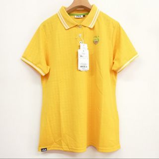 フィラ(FILA)のGOLF ゴルフ ゴルフウェア ポロシャツ Tシャツ 半袖   LL イエロー(ポロシャツ)