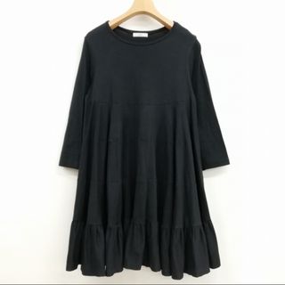 ヨリ yori 19AW フリル ティアード チュニック カットソー ブラック(チュニック)