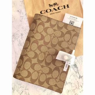 コーチ(COACH)のCOACH　コーチ　ノートカバー ノートブック　ﾁｮｰｸ新品 (ノート/メモ帳/ふせん)