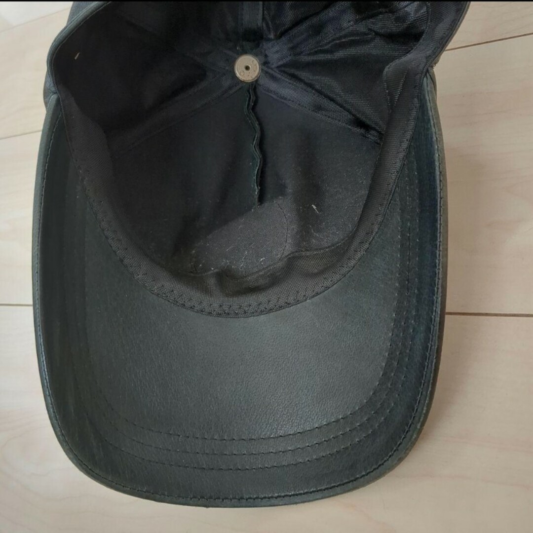 BACKBONE(バックボーン)のBACK BONE  バックボーン　 キャップ 帽子　革　レザー メンズの帽子(キャップ)の商品写真