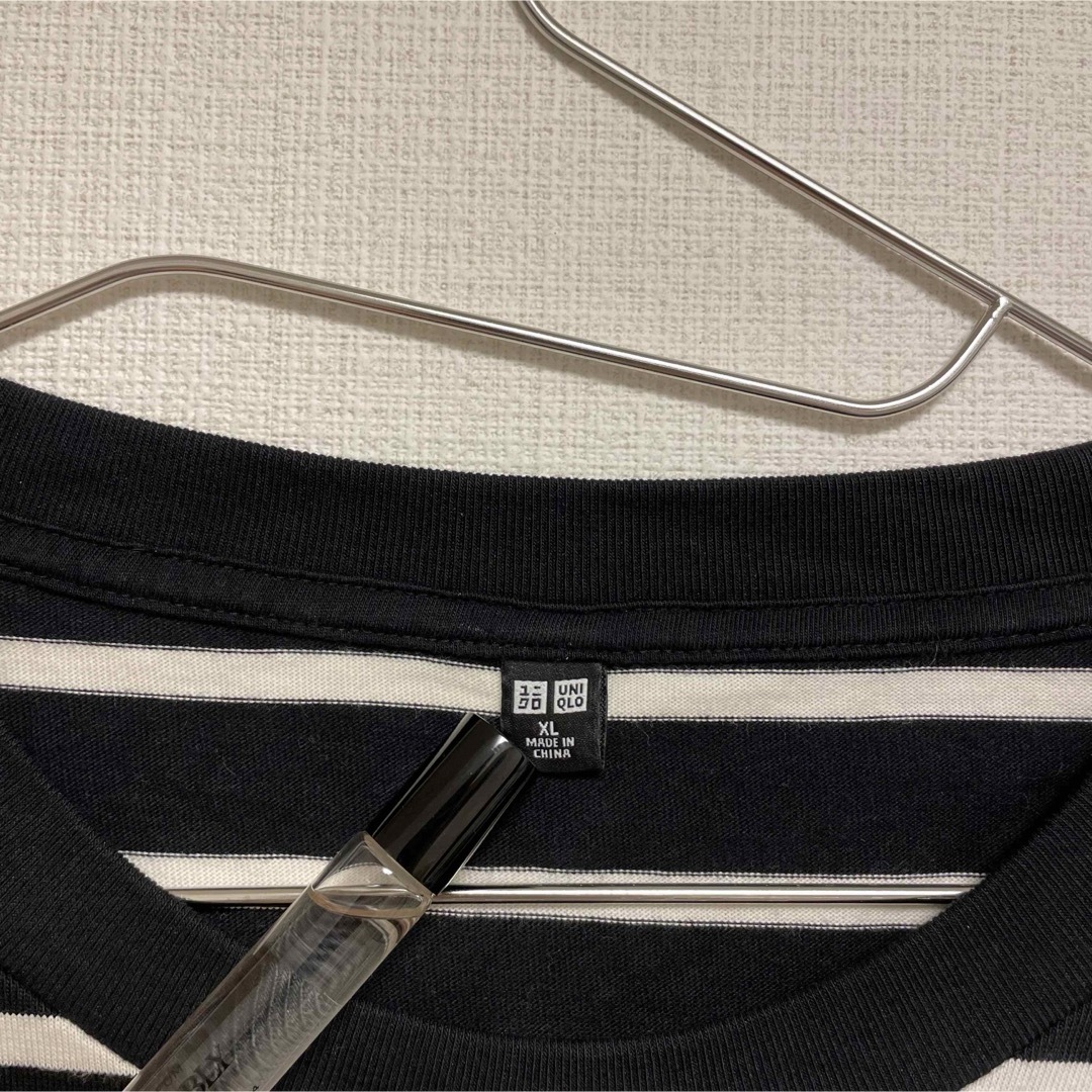 UNIQLO(ユニクロ)のUNIQLO ボーダーT 長袖 XL メンズのトップス(Tシャツ/カットソー(七分/長袖))の商品写真