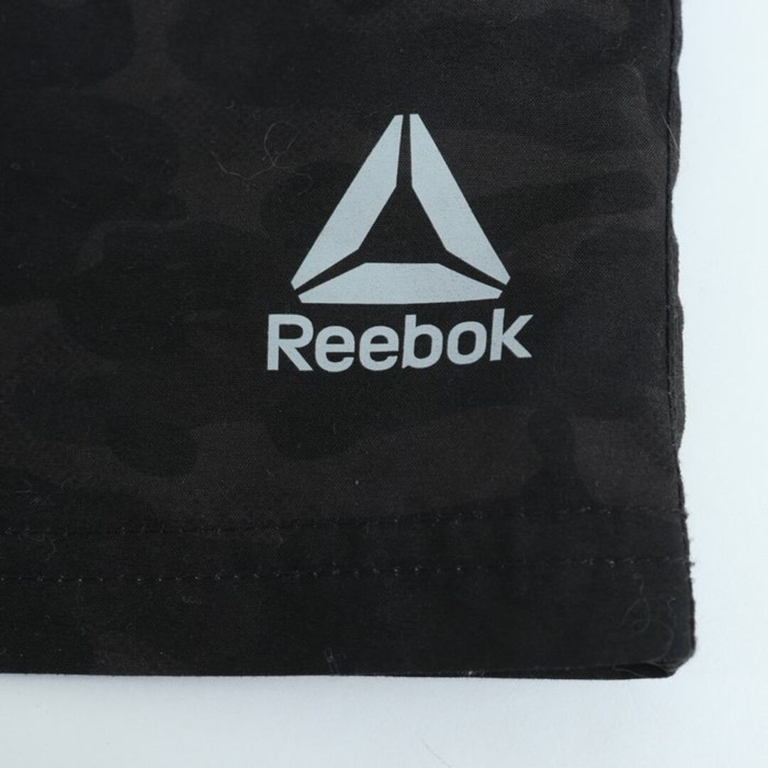 Reebok(リーボック)のリーボック ショートパンツ ボトムス ハーフパンツ カモフラ柄 スポーツウエア メンズ Mサイズ ブラック Reebok メンズのパンツ(ショートパンツ)の商品写真