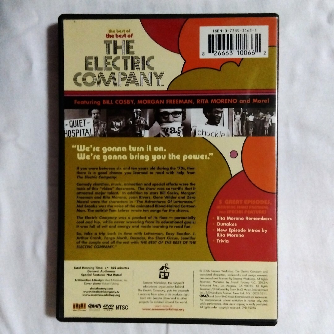 US版「THE ELECTRIC COMPANY」the best of... エンタメ/ホビーのDVD/ブルーレイ(キッズ/ファミリー)の商品写真